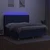 Vidaxl Box spring postelja z vzmetnico LED modra 180x200 cm blago