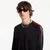 Majice Y-3 Oversized Gradient Stripes Long Sleeve T-Shirt UNISEX Black XL