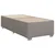 Vidaxl Box spring postelja z vzmetnico taupe 80x200 cm blago