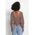 Trendyol Milla Ženski duks Twoaw21Kz1277, Taupe-Brown