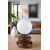 Opviq Stona lampa Mars, Braon-bela