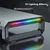 Ice Coorel Postolje za monitor T2 sa USB portovima, RGB, 53x21x8.5 cm, Sivo