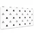 Decormat Namizna podloga Triangles 120x60 cm