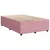 Vidaxl Box spring postelja z vzmetnico roza 120x190 cm žamet