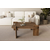 Hanah Home Klub sto Wood, Braon