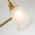 Quoizel QZ-SWELL3-BB-BATH-LED Kupaonsko zidno svetlo SWELL 3xG9/3W/230V IP44 zlatna
