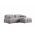 ATELIER DEL SOFA Ugaona garnitura Petite 2 Light Grey