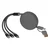 USB kabl ONES 6u1 - Type-C/USB na Type-C, Lightning i Micro USB, 60W, uvlačivi, sivi