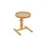 Hanah Home pomoćni sto Opus Yuvarlak 40, 40 cm, hrast / travertin