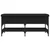 Klupa za cipele crna 102 x 42 x 45 cm od konstruiranog drva