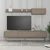 Hanah Home Set TV komoda i klub sto Lyon 3, 4 komada, Braon