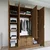 Hanah Home Garderober 1600-140, 140x182x45 cm, Orah