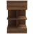 Vidaxl Nočna omarica rjavi hrast 40x35x65 cm konstruiran les