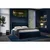 Boxxx OBLAZINJENA POSTELJA 160 cm x 200 cm , tekstil modra