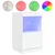 Komoda s LED svjetlima bijela 41x37x67 cm