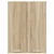 Vidaxl Viseča omarica Sonoma hrast 60 x 31 x 80 cm Konstruiran les