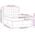 Vidaxl Box spring postelja z vzmetnico krem 140x190 cm blago