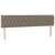 Vidaxl Box spring postelja z vzmetnico taupe 200x200 cm blago