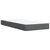 Vidaxl Box spring postelja z vzmetnico temno siva 80x200 cm blago