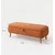 Hanah Home Rena tapacirana klupa s prostorom za odlaganje 90 × 45 × 35 cm, narandžasta