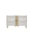 Hanah Home komoda Enlem 120, 120 cm, bela / travertin
