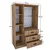 Hanah Home Garderober Easy 1600-56, 90x174.8x47 cm, Smeđi