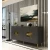 Hanah Home Konzola Nida KB150, 150x75x35 cm, Antracit-zlatne boje