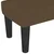 Vidaxl Klop temno rjava 100x30x30 cm blago