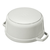 Caserolle lonec COCOTTE, 28 cm, okrogel, beli tartuf, lito železo, Staub