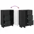 Kreveta s ladicama Crna 66 x 34,5 x 90 cm Konstruirano drvo