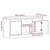 Vidaxl TV enote Rjava 100 x 34 x 50 cm Konstruiran les