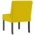 Vidaxl Oblazinjen stol rumen žamet
