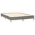 Greatstore Posteljni okvir temno siva 140x200 cm blago
