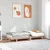 shumee vidaXL Posteljni okvir brez vzmetnice 100x200 cm masiven borov les