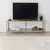 Hanah home TV Komoda Basic Tamnosivo-Zlatna