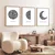 Wallity Uramljena slika Huhu225, 20x30 cm , 3 dela