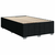 vidaXL Box spring postelja z vzmetnico črna 120x190 cm blago