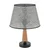 Opviq Stona lampa 302 Hazeran, 60 W, 43 cm, Siva