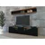 Hanah Home Tac 788DEC3066 TV polica, 2 komada, Crno-braon