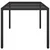 Stol za vrt Crna 150 x 90 x 75 cm poliratan