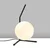 Opviq Stona lampa Luminar-14165, 23x28x42 cm, IP20, Crna