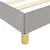 Vidaxl Posteljni okvir brez vzmetnice siv 120x190 cm blago