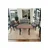 HANAH HOME Baštenska garnitura Nergiz 2+1+1 Dogtooth
