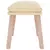 Tabure krem 45 x 29,5 x 35 cm od tkanine