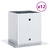 Postolja za stupove kvadratna 12 kom 121x121 mm pocinčani čelik