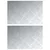 Stepenica Pravokutni 2 pcs Srebrno 60 x 40 cm Aluminij