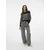 Beige-black womens striped sweater Vero Moda Saba