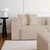 Atelier del Sofa Ugaona garnitura Yolo, 110x305x68 cm, Bež