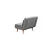 Atelier del Sofa Fotelja Folde Svetlosiva