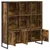 Ormarić za knjige 2 pcs Dimni hrast 99,5 x 30 x 108 cm